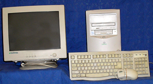 Computer, Monitor and Keyboard 